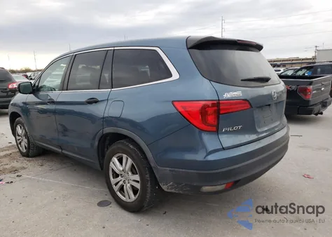 2018 Honda Pilot Lx from USA, damaged, VIN 5FNYF5H10JB026029